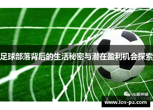 足球部落背后的生活秘密与潜在盈利机会探索